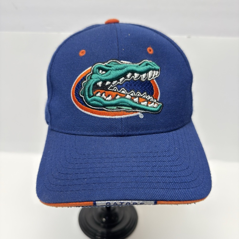 Zephyr Florida Gators Hat Mens OS Blue Solid Wool‎ Blend Embroidered Strapback